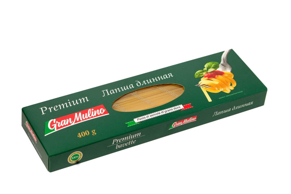 Макароны Granmulino Премиум Лапша длинная  400г КВАНТ 5 шт
