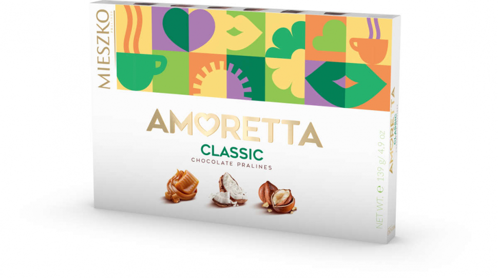 Шоколадные наборы AMORETTA CLASSIC CHOCOLATES 139 гр  