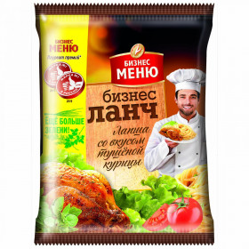 Лапша яичная со вкусом тушеной курицы и луком 45г 
