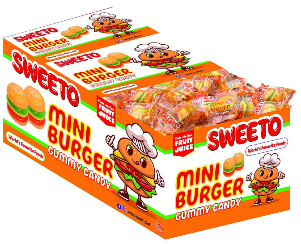 Мармелад жевательный  SWEETO Мини Бургер 9 г