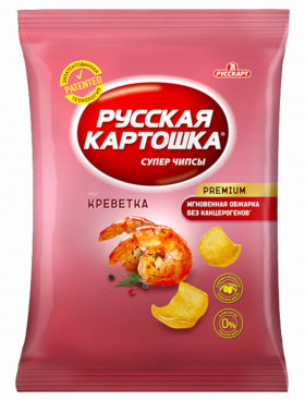 Чипсы Русская Картошка креветка 50 г 