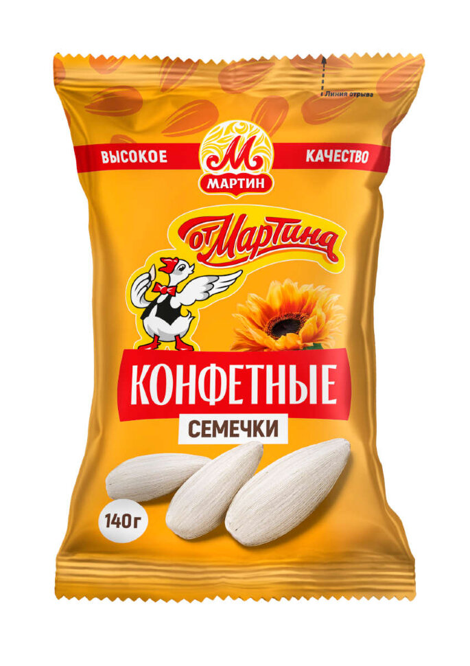 Семечки От Мартина Отборные КОНФЕТНЫЕ 140 г