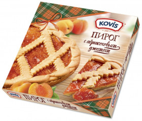 Пирог песочный "Kovis" абрикос  430 гр