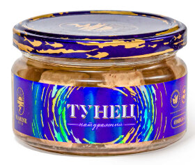 Тунец полосатый филе натуральный 190 г