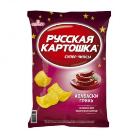 Чипсы Русская Картошка Колбаски гриль 140г х 9шт