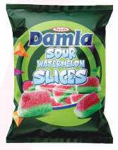 Мармелад жевательный DAMLA GUMMY желейный, кислый арбузик, пакет 80 г