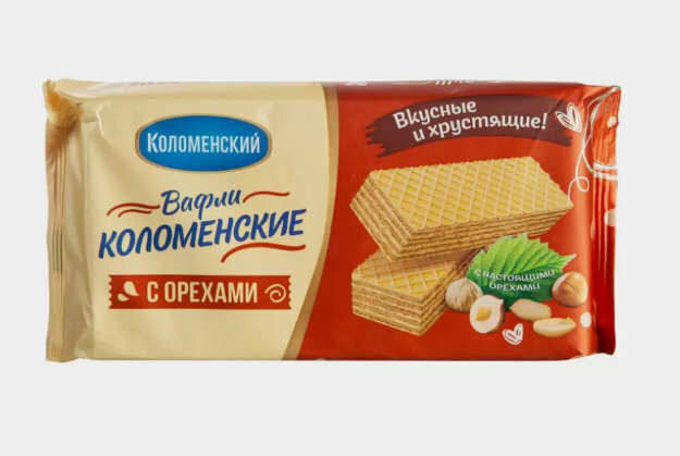 Вафли Ореховые 190 г