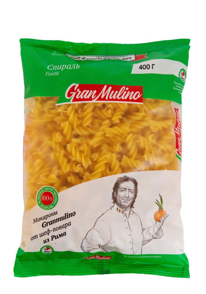 Макароны Granmulino Спираль 400 г
