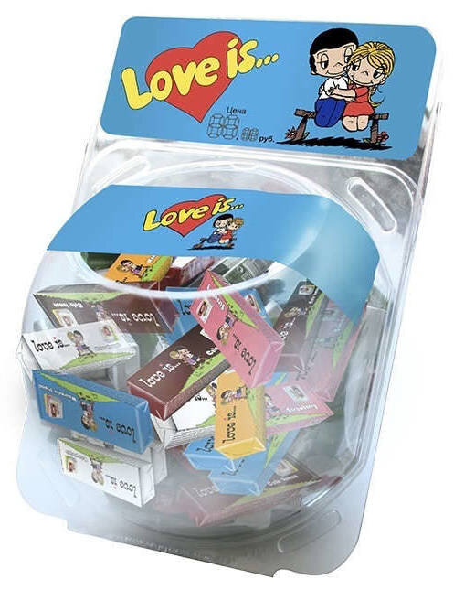 Жевательные конфеты Love is  Ассорти  20 г 