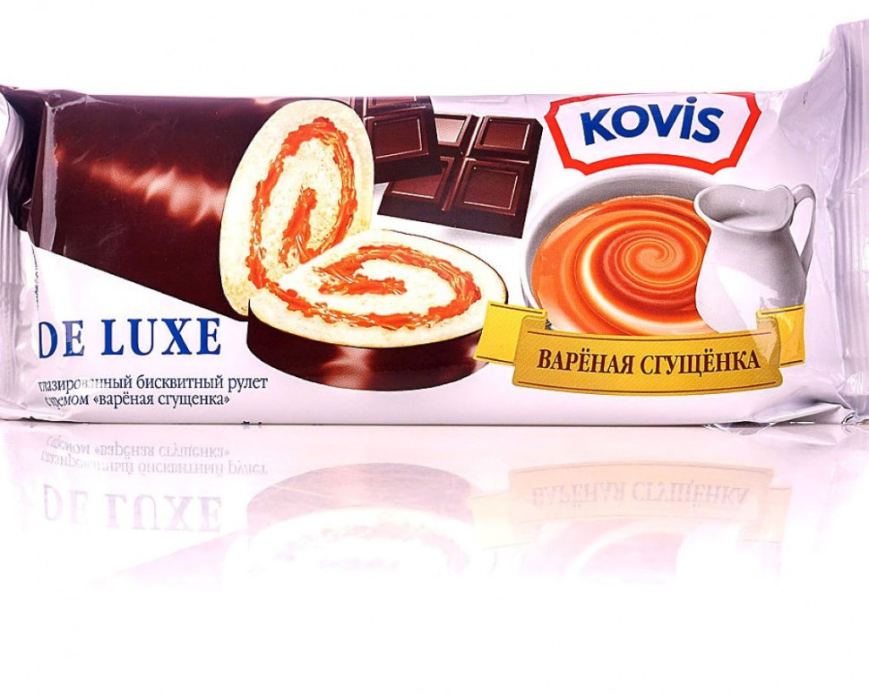 Рулеты "Kovis de Luxe" вареная  сгущенка  200гр