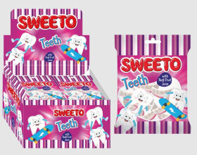 Мармелад жевательный SWEETO Зубки 18 г