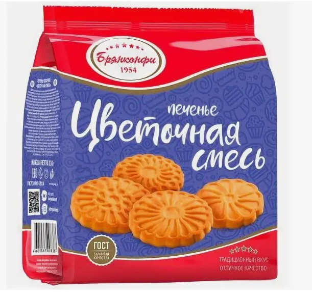 Печенье Брянконфи Цветочная смесь 300 г
