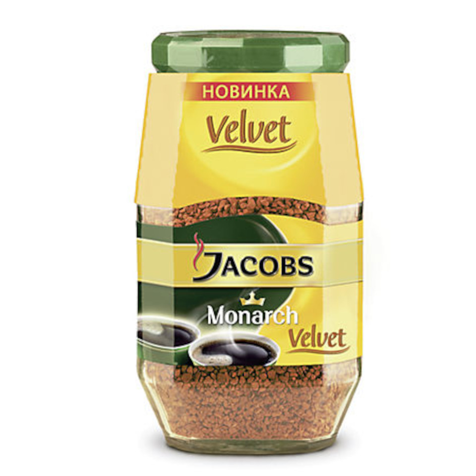 Кофе Якобс Монарх Velvet 95 г стекло