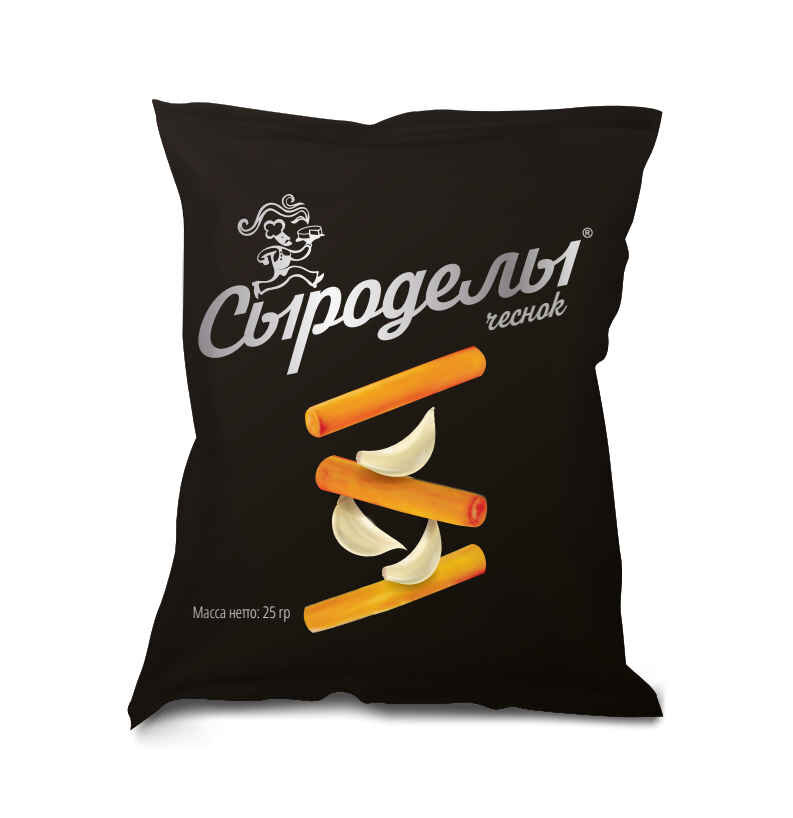 Балыковый копченый продукт ТМ Сыроделы со вкусом чеснока  25 г 