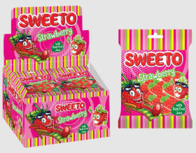Мармелад жевательный SWEETO Клубничка 18 г