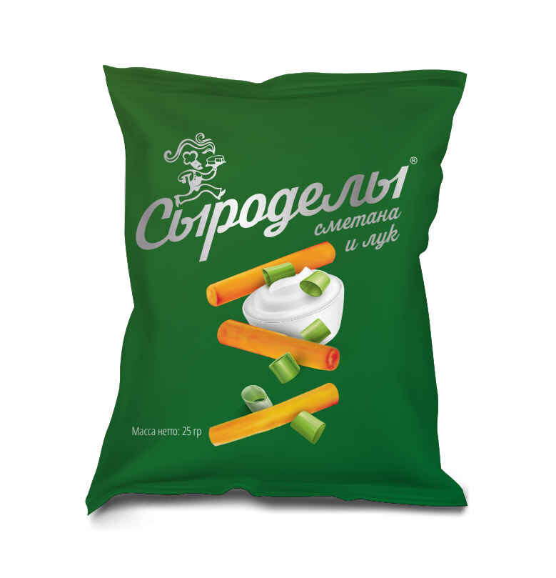 Балыковый копченый продукт ТМ Сыроделы со вкусом сметаны и лука  25 г