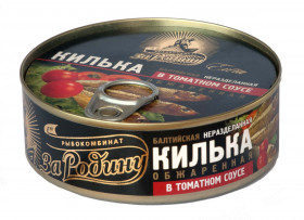 Килька балтийская н/р обжареная в т/с  240 гр.