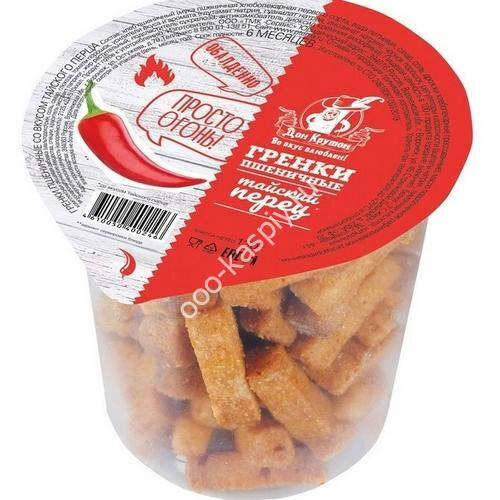 Гренки пшеничные Дон Крутон тайский перец 130 г