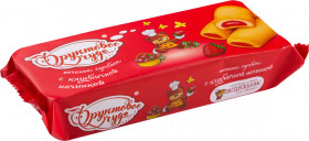 Печенье сдобное Фруктовое чудо с клубничной начинкой 200гр.