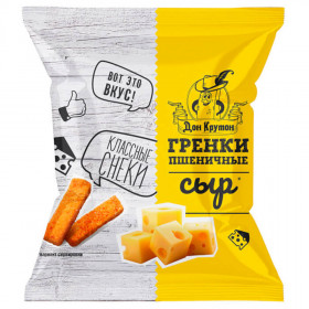 Гренки Дон Крутон пшеничные со вк.тайск.перца, кр.икры, сыра 55гр 