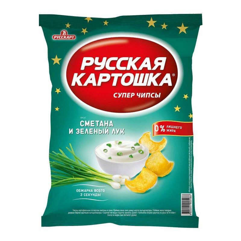 ЧИПСЫ РУССКАЯ КАРТОШКА 140 г