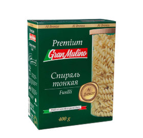 Макароны Granmulino Премиум Спираль тонкая 400гр