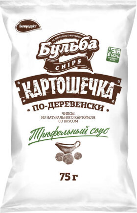 Чипсы из сырого картофеля Картошечка по деревенски со вкусом трюфельного соуса 75 г