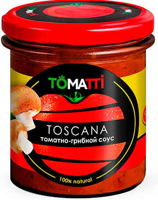 Соус томатный с грибами TOSCANA Tomatti 340 г