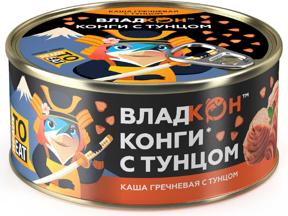Каша гречневая с тунцом ТУ 325 г