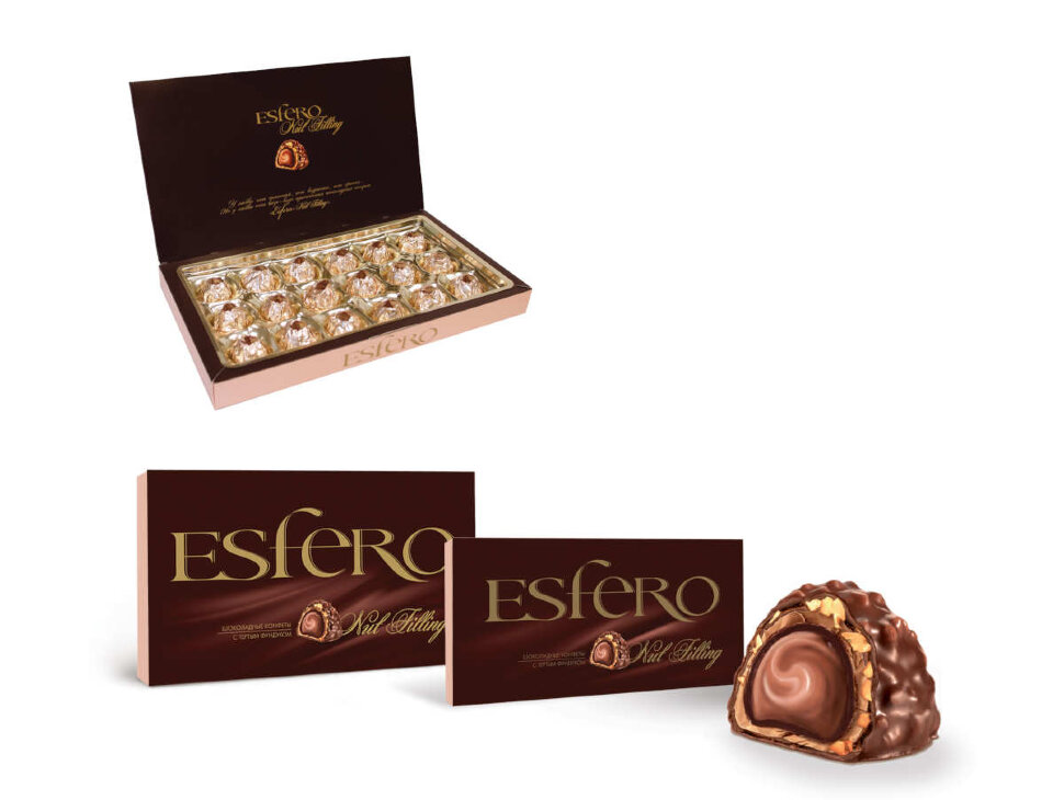 Конфеты Esfero nut filling 154 г