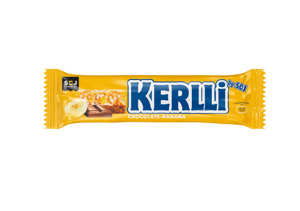 Батончик злаковый KERLLI с бананом в молочном шоколаде 50 г