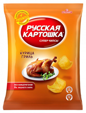Чипсы Русская Картошка курица гриль 200г х 6шт