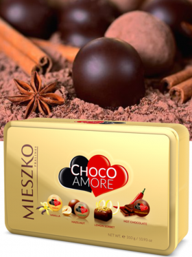 Конфеты Mieszko Choco Amore ассорти 310гр