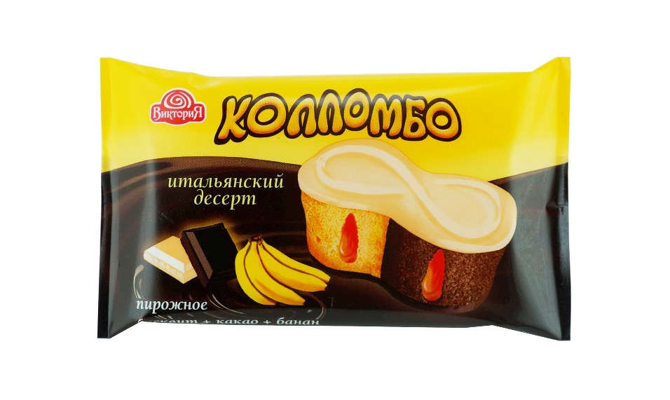 Пирожное Итальянский десерт Колломбо банан 50 гр 