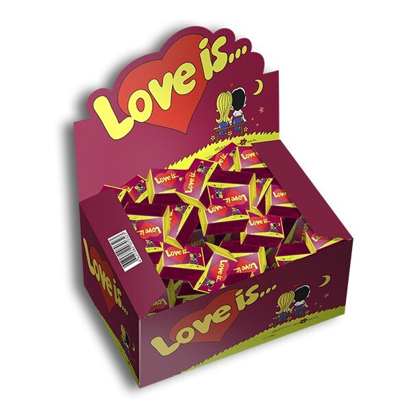 Жевательная резинка Love is вишня-лимон  4,2г