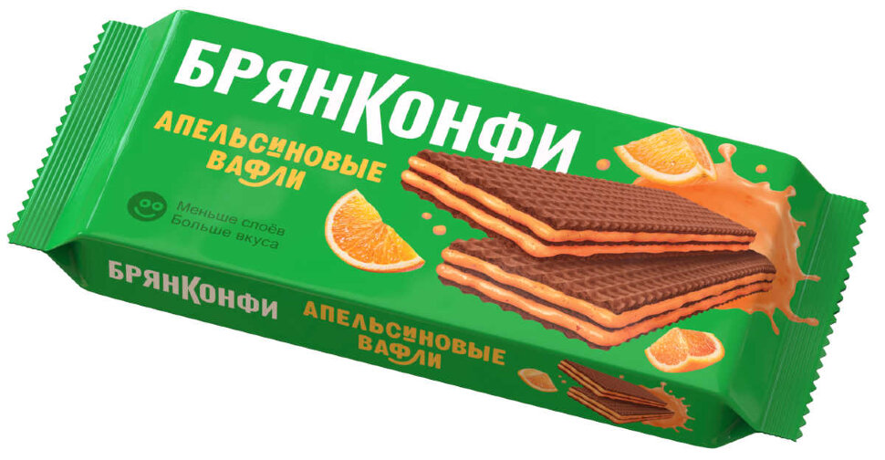 Вафли Апельсиновые  190 г