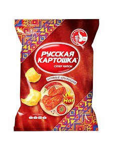 Чипсы Русская картошка Куриные крылышки 105 г