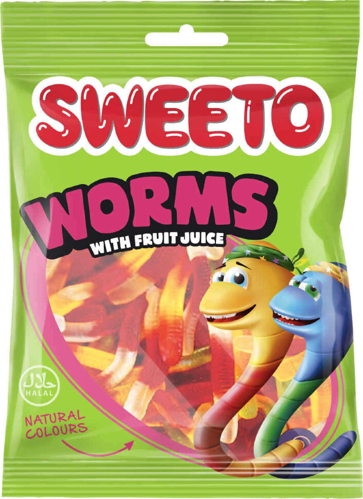 Мармелад жевательный  SWEETO Червячки 70 г 