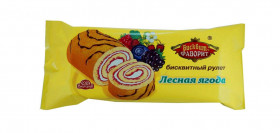 Рулет бисквитный "Фаворит" Лесная ягода 150гр  