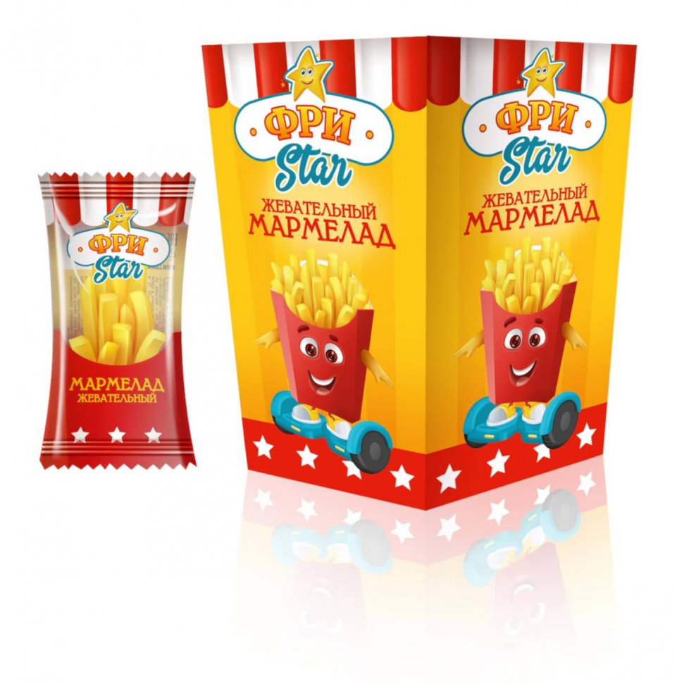 Мармелад "Картофель фри" 16гр х 30шт