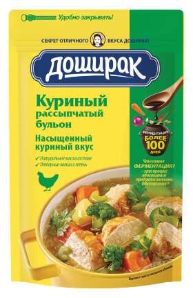 Бульон Доширак Куриный рассыпчатый 90 г