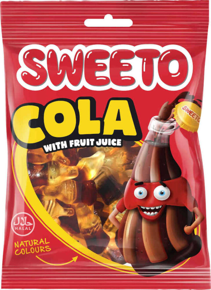 Мармелад жевательный SWEETO Кола 70 г