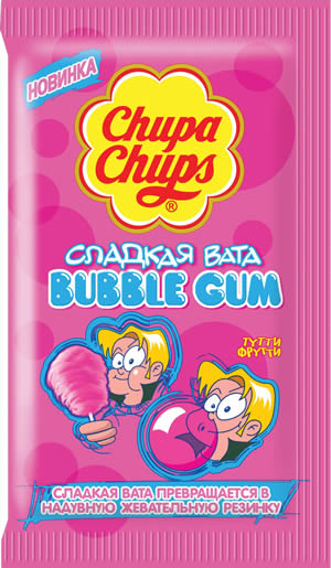 Ж/р  Вата сладкая BUBBLY тутти-фрутти 11 гр