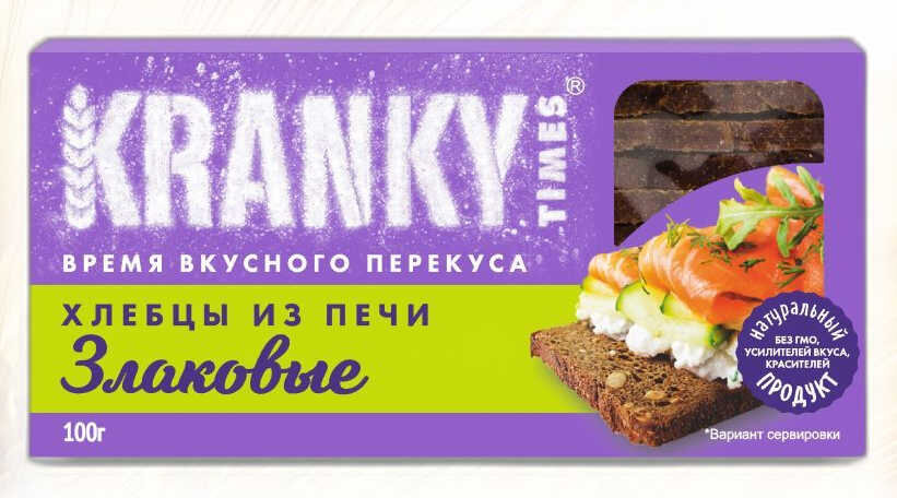 Хлебцы KRANKY злаковые 100 г