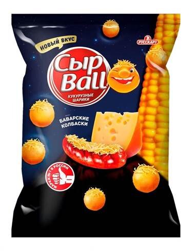 СырBall со вкусом Колбаски баварские 140 г
