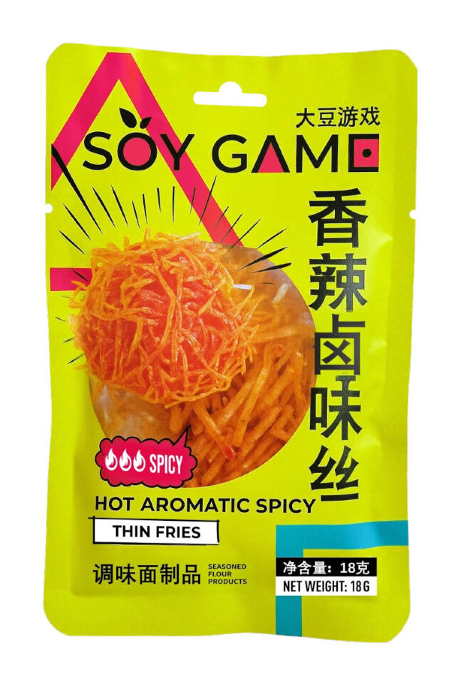 Соломка пряная ароматная острая Soy Game 18 г