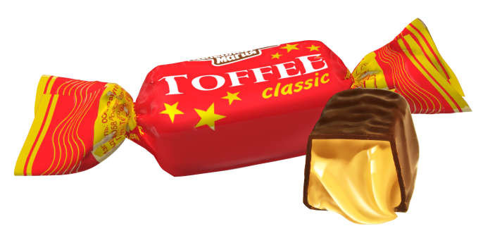 Конфеты "Toffee classic"(мягк.сливочн.ирис в шоколаде) 1 кг