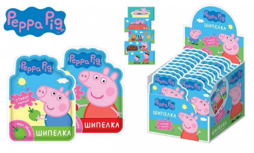 Сладкая шипучка"Шипелка" 5гр  СВИНКА ПЕППА