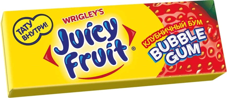 Ж/р Вригли Juicy Fruit  Клубничный бум 13,8 гр
