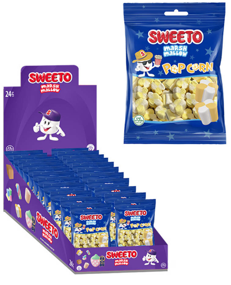 Маршмеллоу SWEETO Попкорн 20 г